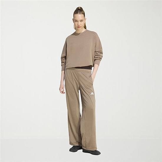 adidas Womens Wide Leg High Rise Regular Fit Track Pant