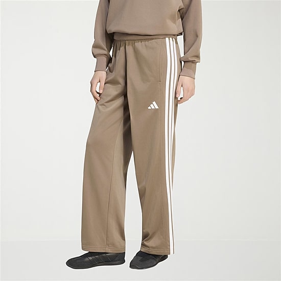 adidas Womens Wide Leg High Rise Regular Fit Track Pant