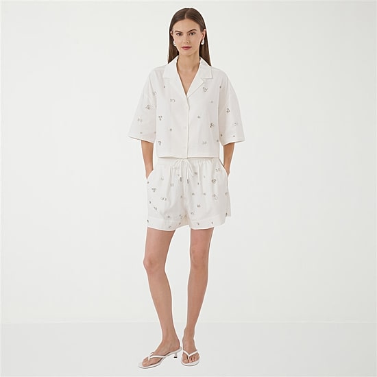 RM Rebecca Minkoff Womens Mid Rise Midi Short