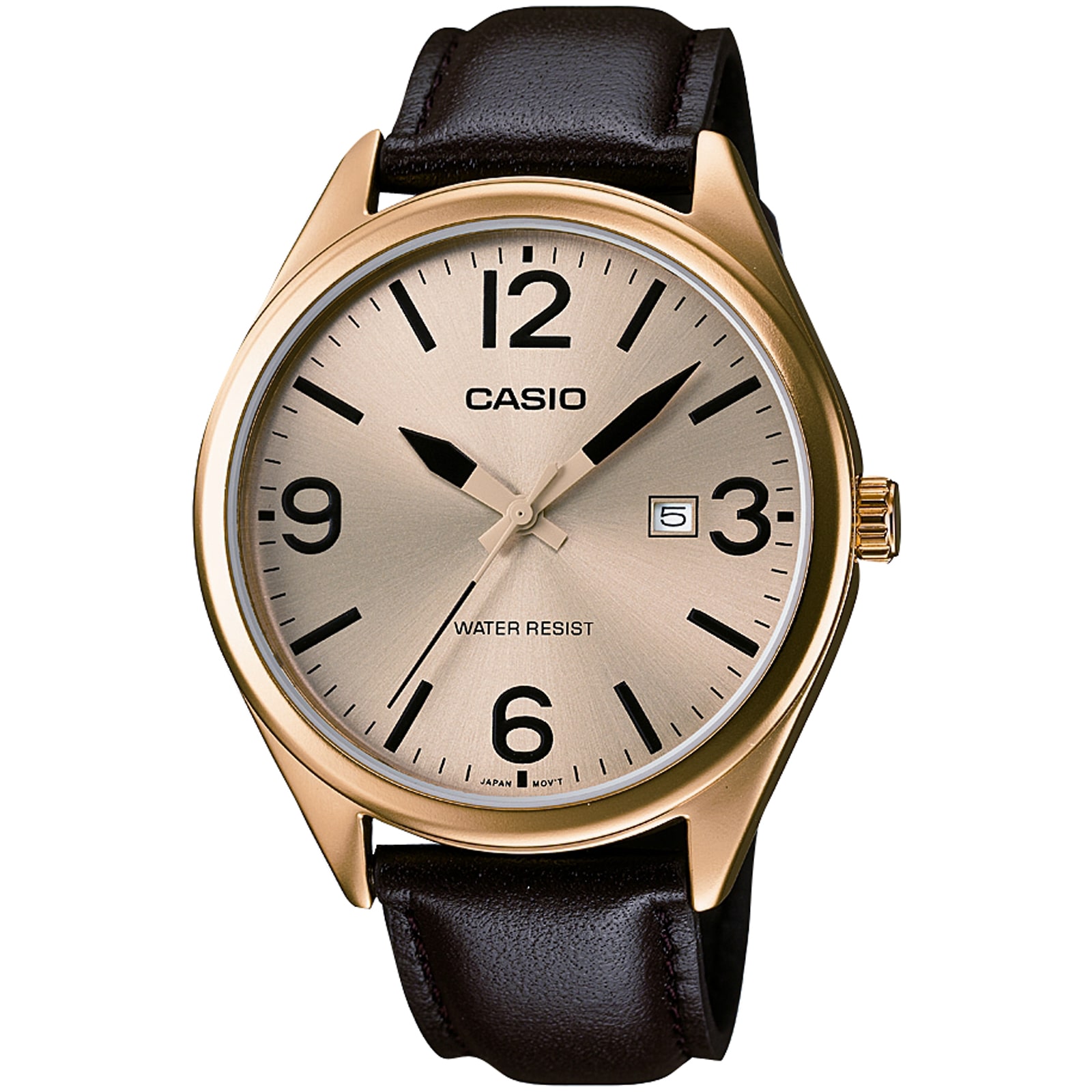 Casio Mens Black Strap Watch Mtp1342l-9b