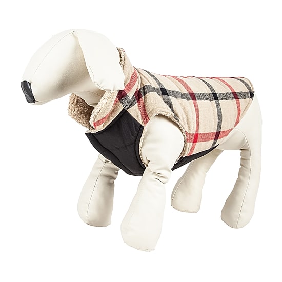Pet Life ® 'Allegiance' Classical Plaided Insulated Dog Coat Jacket