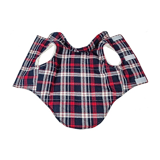 Pet Life ® 'Puddler' Classical Plaided Insulated Dog Coat Jacket