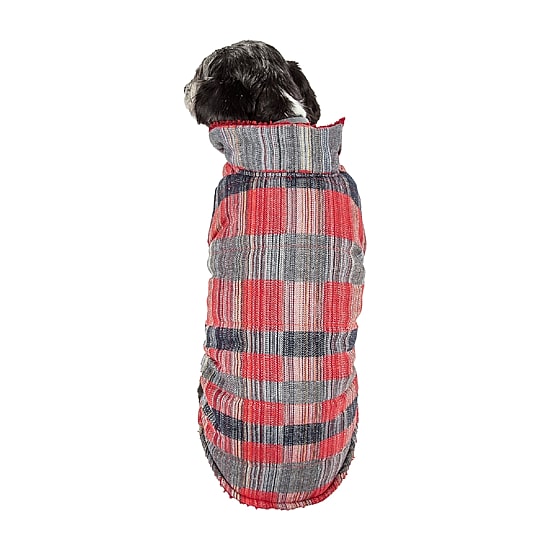Pet Life ® 'Scotty' Tartan Classical Plaided Insulated Dog Coat Jacket