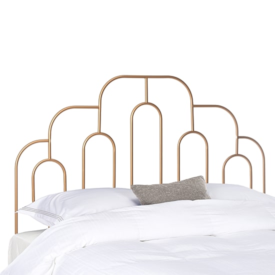 Paloma Metal Tufted Nailhead Trim Headboard
