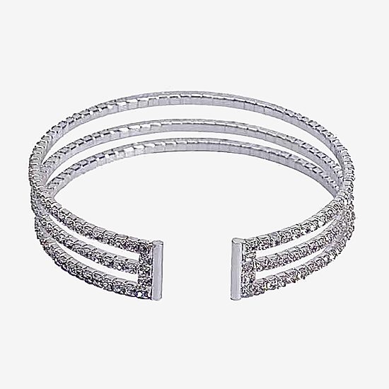 Vieste Rosa Womens Crystal Cuff Bracelet
