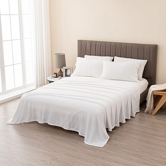 Linery Velvet Plush Fleece Sheet Set