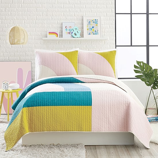 Makers Collective Modshapes REVERSIBLE Quilt Set