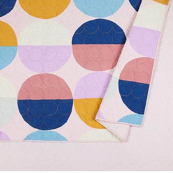 Makers Collective Circles Reversible Quilt Set