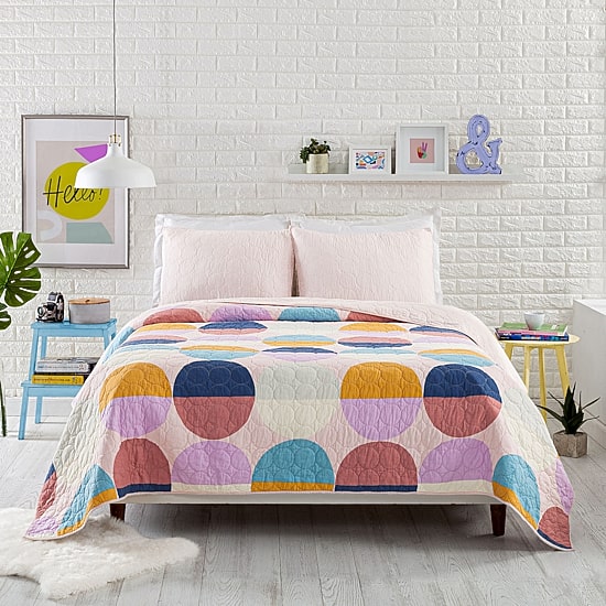 Makers Collective Circles Reversible Quilt Set
