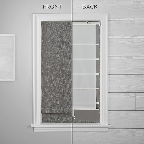 Eclipse Drew Energy Saving Cordless Blackout Roman Shade