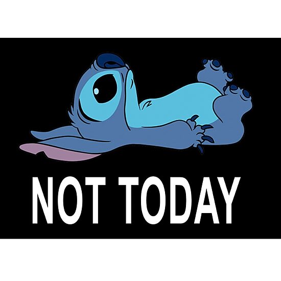 Disney Collection Stitch Not Today 27 Oz Stainless Steel Travel Mug