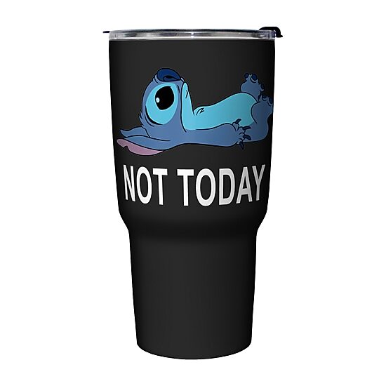 Disney Collection Stitch Not Today 27 Oz Stainless Steel Travel Mug