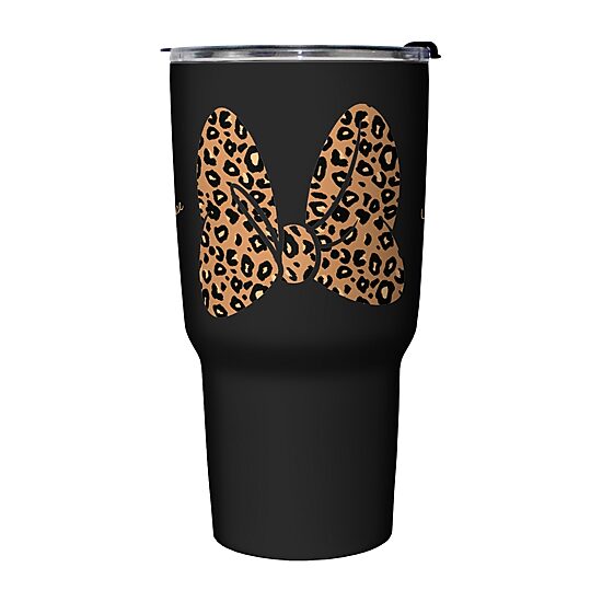 Disney Collection Mickey Animal Print Bow 27 Oz Stainless Steel Travel Mug