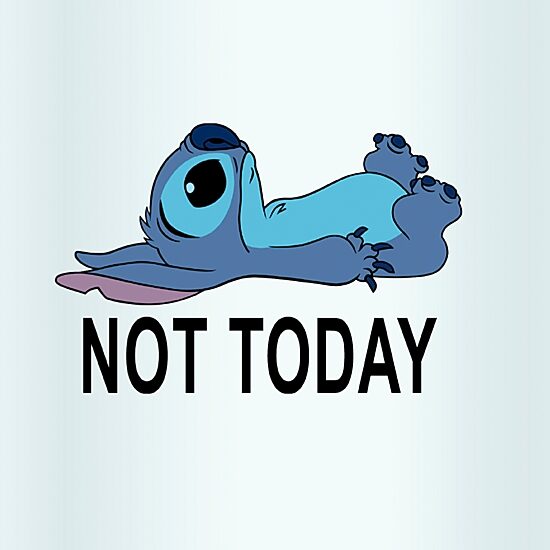 Disney Collection Stitch Not Today 16 Oz Tritan Cup 2pc Set
