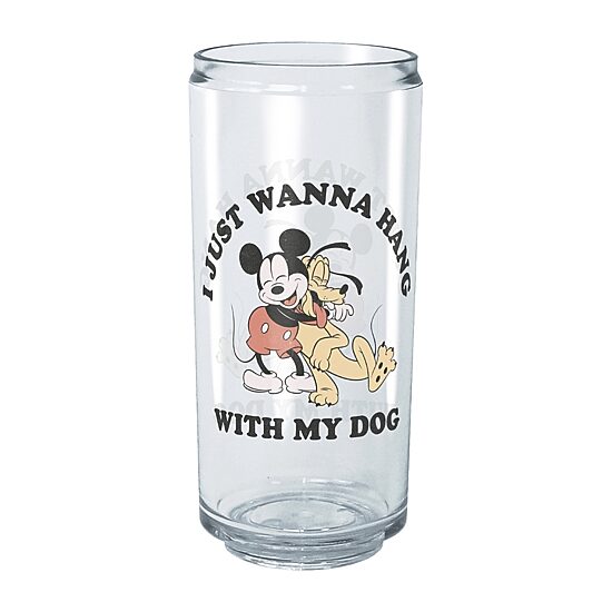 Disney Collection Mickey Dog Fill Lover 16 Oz Tritan Cup 2pc Set