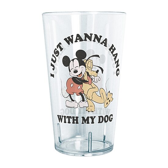 Disney Collection Mickey Dog Fill Lover 24 Oz Tritan Cup 4pc Set
