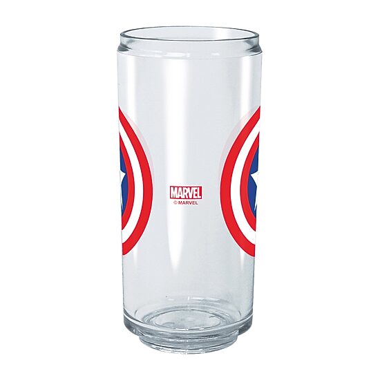 Disney Collection Marvel Captain America Classic 16 Oz Tritan Cup 2pc Set