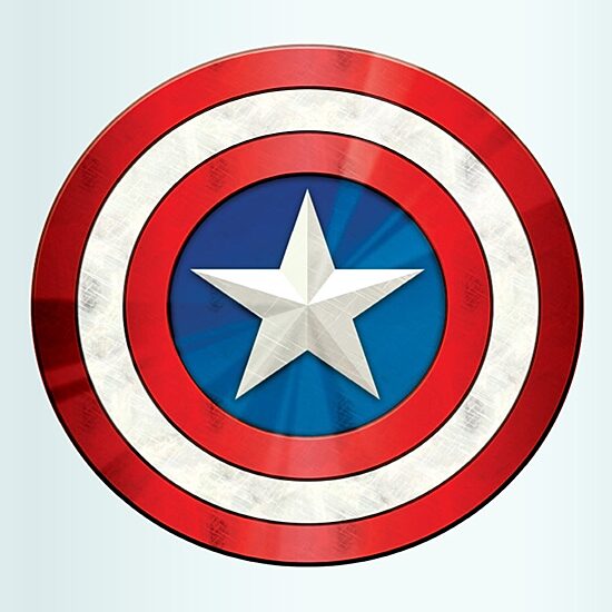 Disney Collection Marvel Captain America Shinyshield 24 Oz Tritan Cup 4pc Set