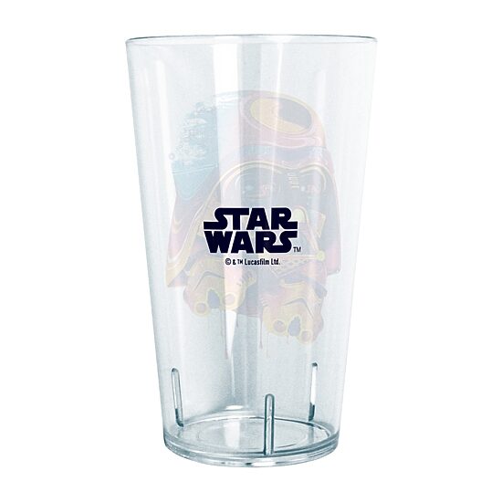 Disney Collection Star Wars Color Melted Vader 24 Oz Tritan Cup 4pc Set