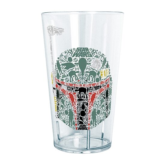 Disney Collection Star Wars Boba Icons 24 Oz Tritan Cup 4pc Set