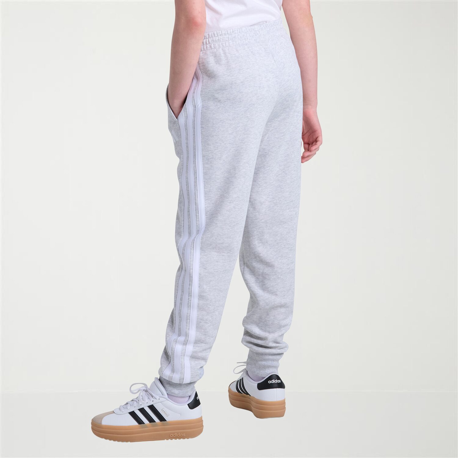 adidas Big Kid Girls Cuffed Regular Fit Jogger Pant