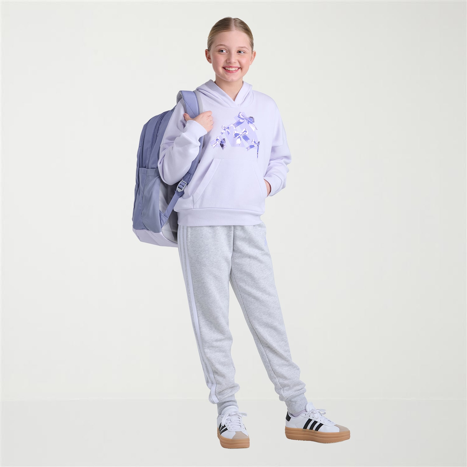 adidas Big Kid Girls Cuffed Regular Fit Jogger Pant