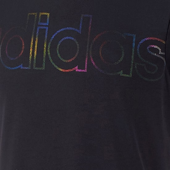 adidas Big Girls Embellished Scoop Neck Short Sleeve Graphic T-Shirt