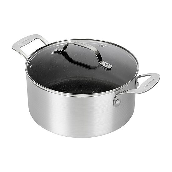 Granitestone Nonstick With Tempered Glass Lid 5 Qt Non-Stick 2-pc. Stockpot