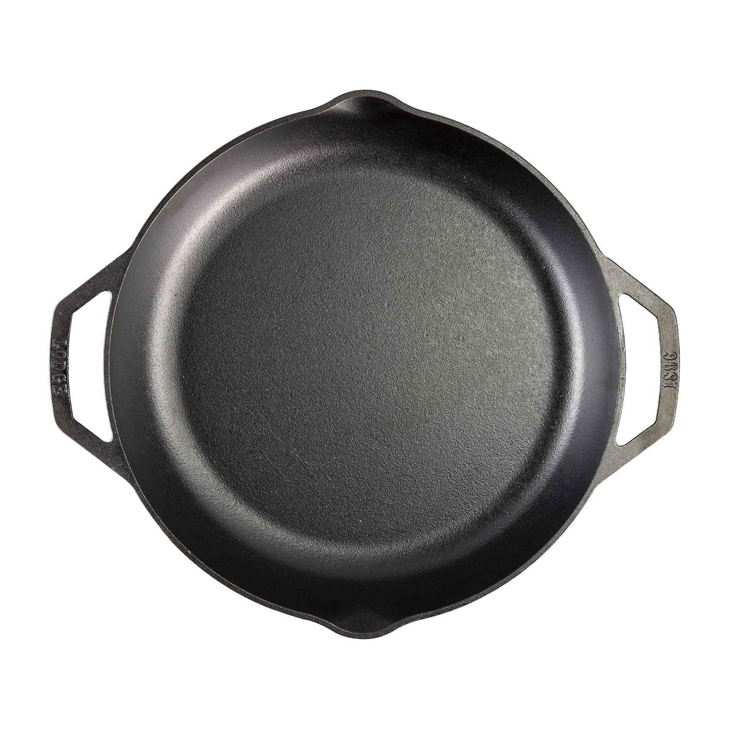 Lodge Cookware Chef Collection Dual Handle 14 Inch Cast Iron Skillet