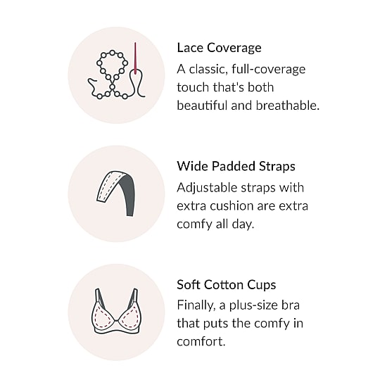 Glamorise Full Coverage Wireless Full Coverage Bra 1001