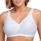Glamorise Magic Lift® Ultimate Womens Seamless High Support Full Coverage Sports T-Shirt Sports Bra 1006
