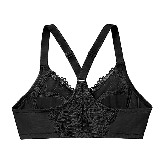 Glamorise Front-Closure T-Back WonderWire® Underwire Bra-1246