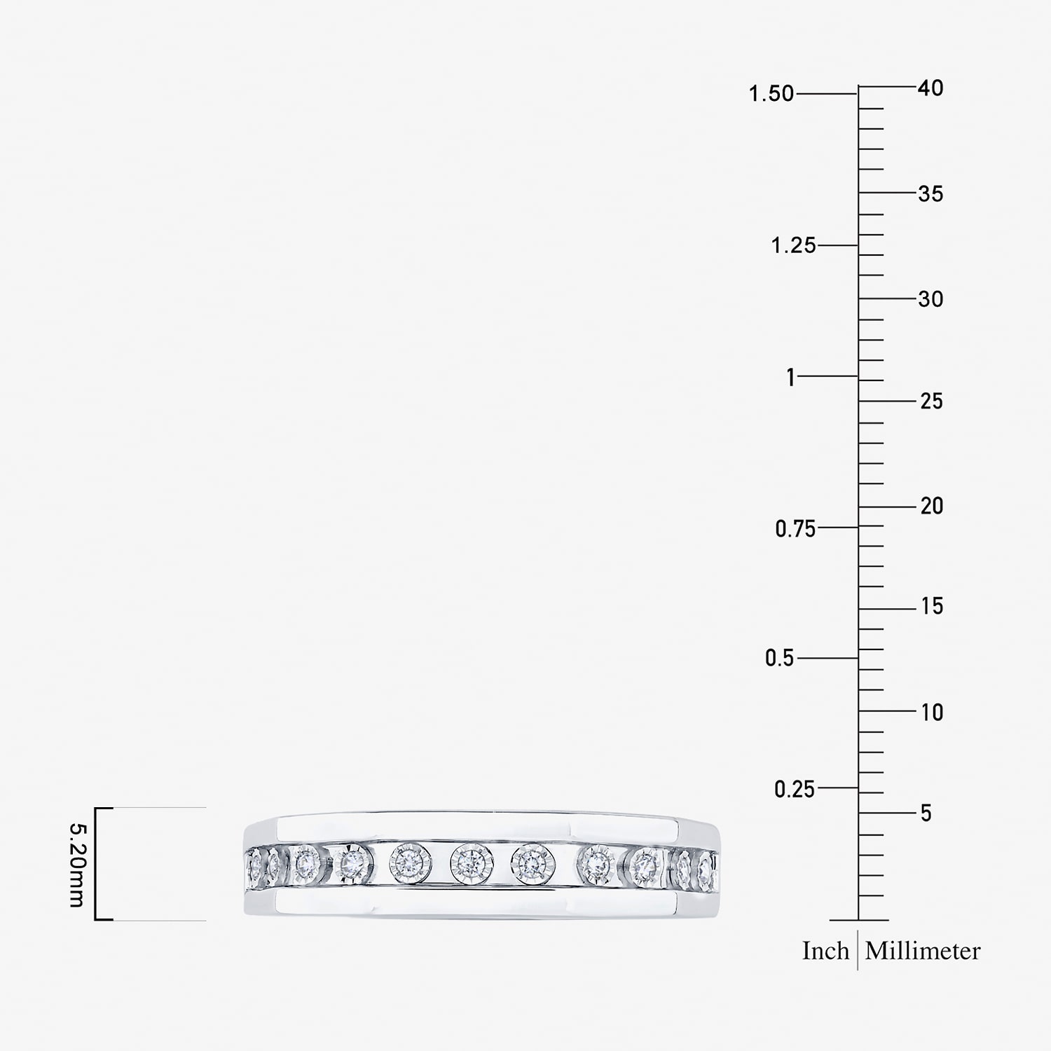 Unisex Adult 3/8 CT. T.W. Natural White Diamond 10K Gold Halo Side Stone Ring Set