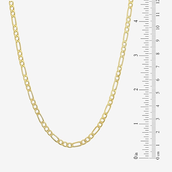 10K Yellow Gold 3.9mm 20-22" Figaro Chain