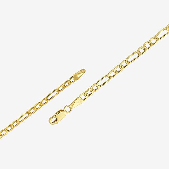 10K Yellow Gold 3.9mm 20-22" Figaro Chain