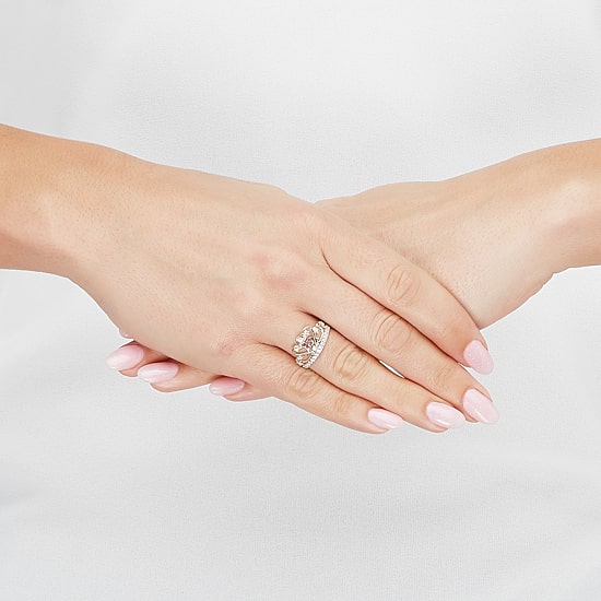 Tesoro™ Cubic Zirconia 14K Two-Tone 15 Quinceanera Ring