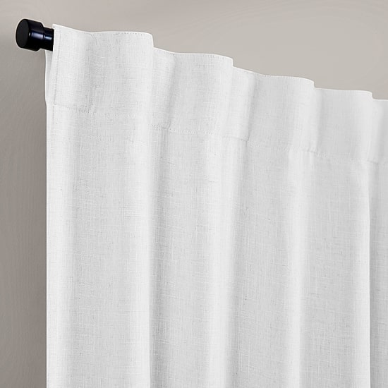 Threadmade Harrow Rod Pocket Back Tab Blackout Single Curtain Panel