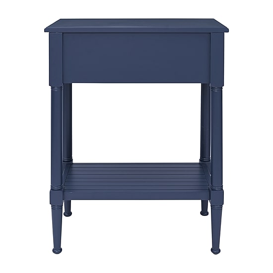 Linon Shangri Storage 1-Drawer End Table, Color: Navy - JCPenney