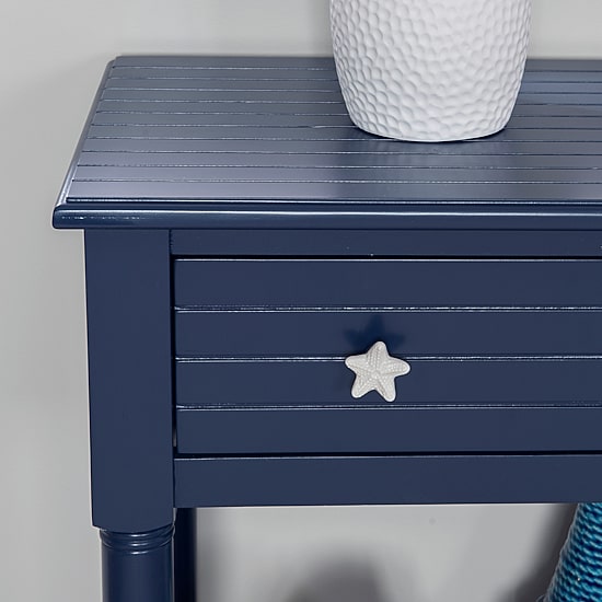 Linon Shangri Storage 1-Drawer End Table, Color: Navy - JCPenney