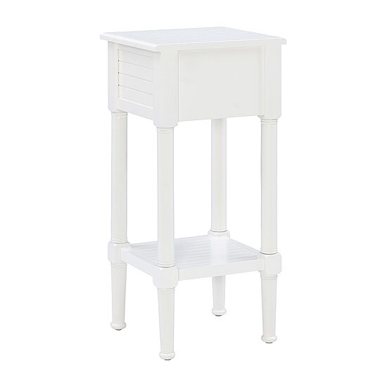 Linon Shangri Storage 1-Drawer End Table