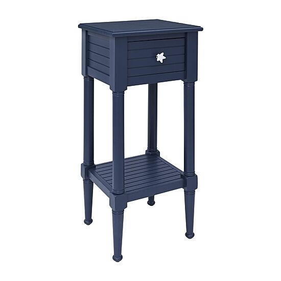 Linon Shangri Storage 1-Drawer End Table