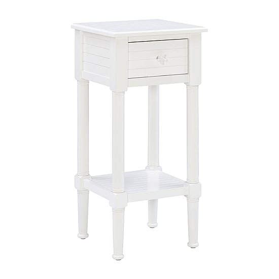 Linon Shangri Storage 1-Drawer End Table