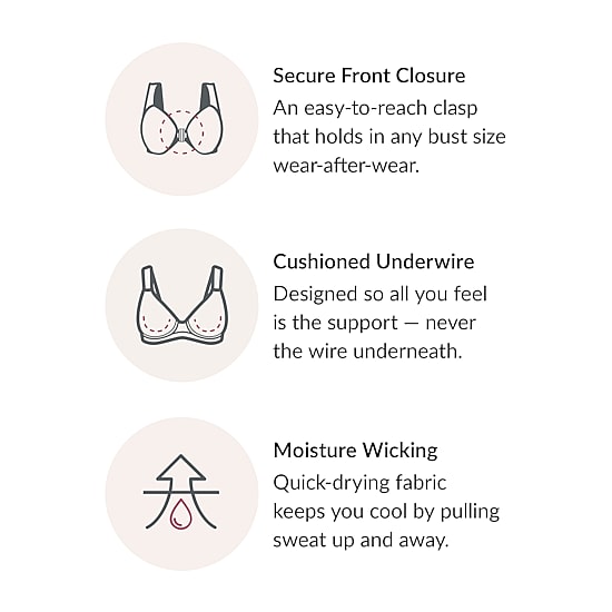 Glamorise Underwire Full Coverage Bra 1245