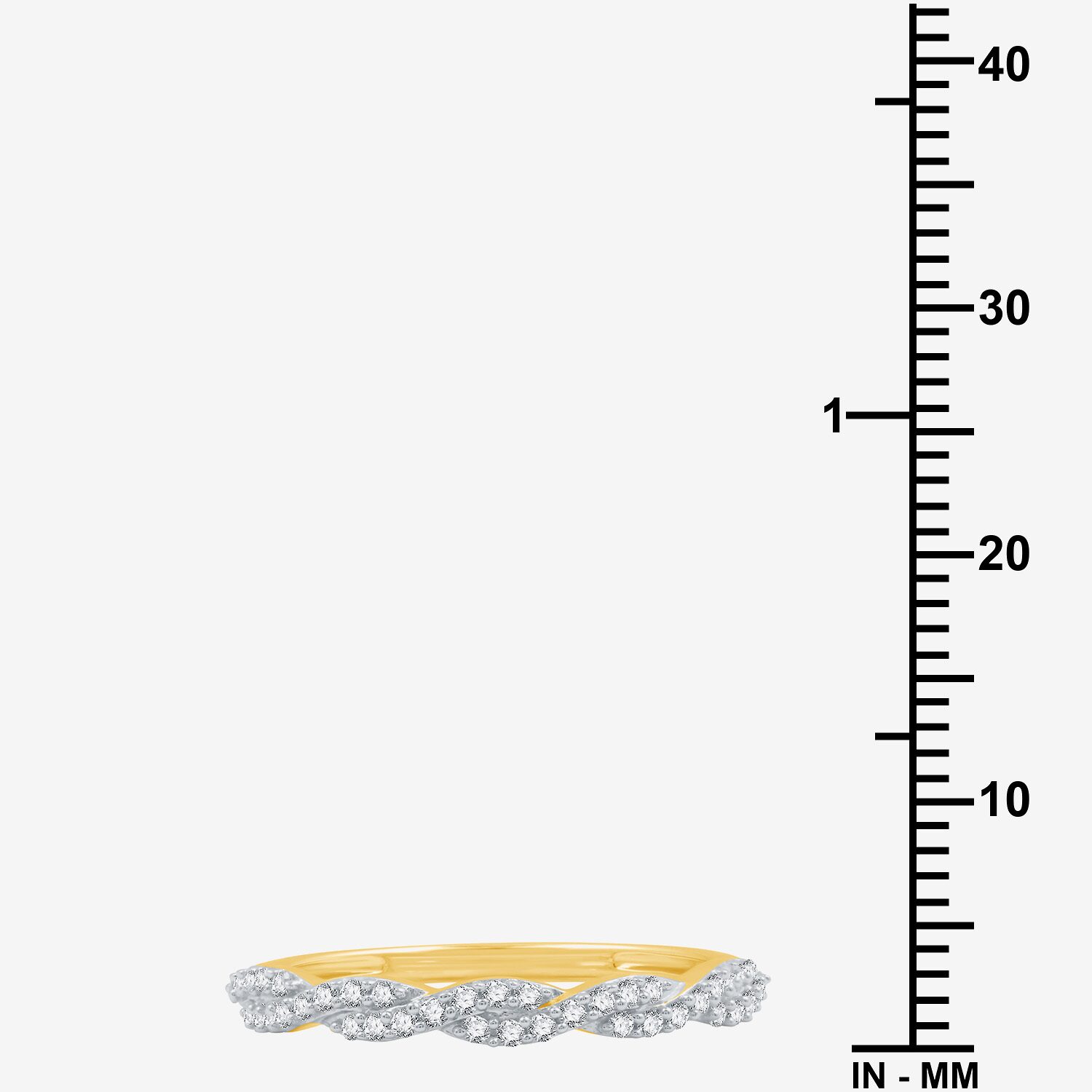 I Said Yes (H-I / I1) 1/4 CT. T.W. Lab Grown White Diamond Sterling Silver or 14K Gold Over Wedding Band