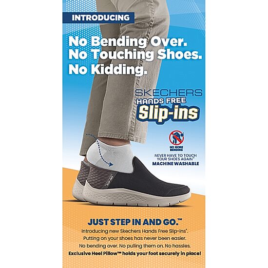 Skechers Hands Free Slip-Ins Arch Fit Motley Milo Mens Moc Closed Toe Slip-On Shoe