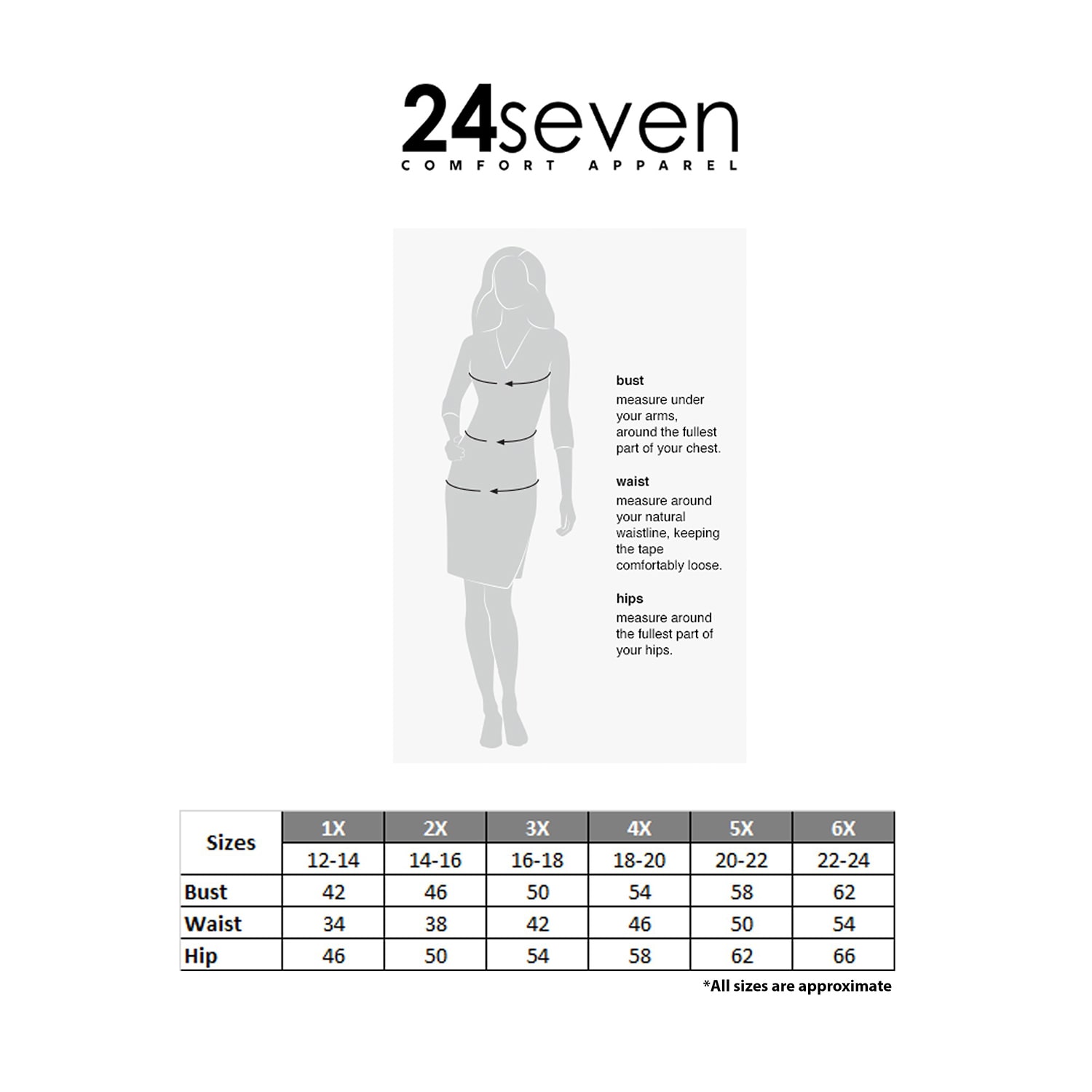 24seven Comfort Apparel Womens Plus Midi V Neck Sleeveless Abstract Fit + Flare Dress