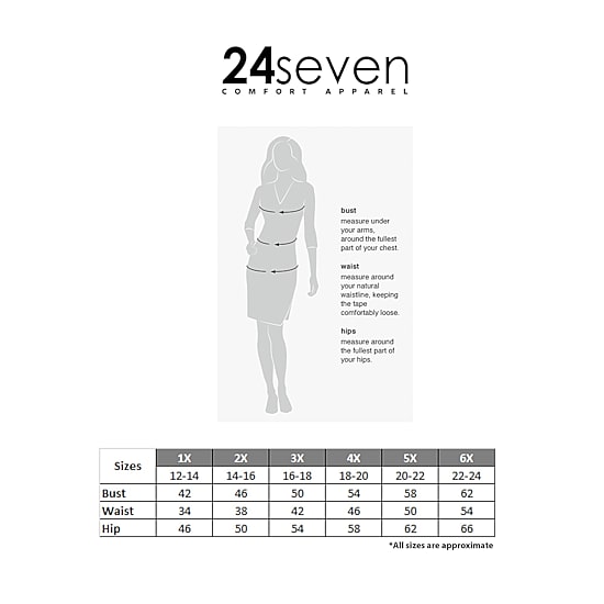 24seven Comfort Apparel Womens Plus Short Sleeve Abstract T-Shirt Dress