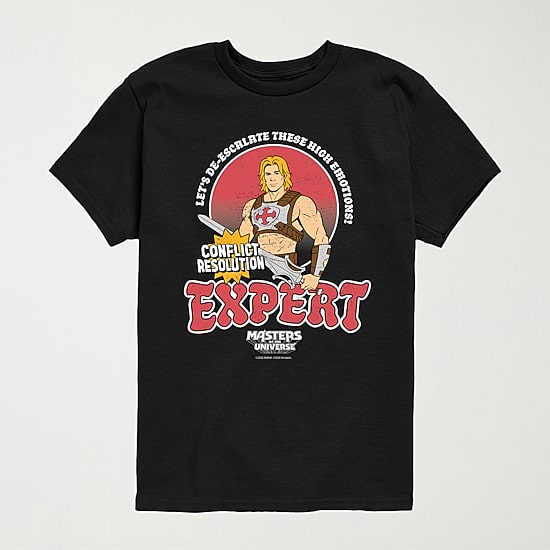 Masters Of The Universe Little & Big Kid Boys Crew Neck Short Sleeve Regular Fit Graphic T-Shirt