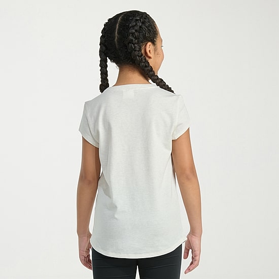 adidas Big Kid Girls Crew Neck Short Sleeve Regular Fit Graphic T-Shirt