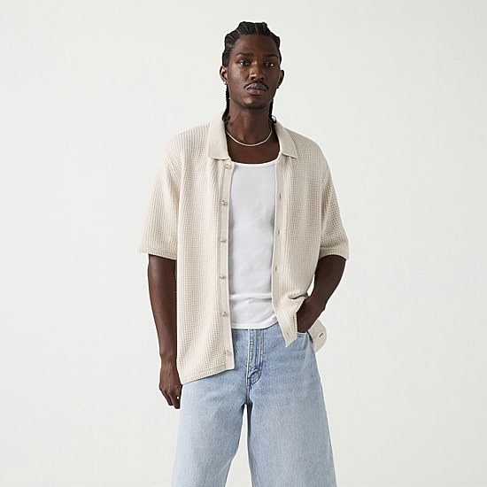 Levi's® Mens Short Sleeve Camp Shirt